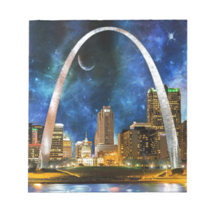 Spacey St. Louis Skyline Notepad