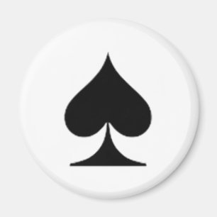 Spade Playing Card Magnet