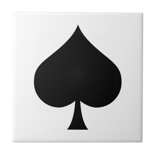 Spade Symbol Tile (Front)