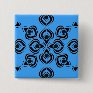 Spades 15 Cm Square Badge