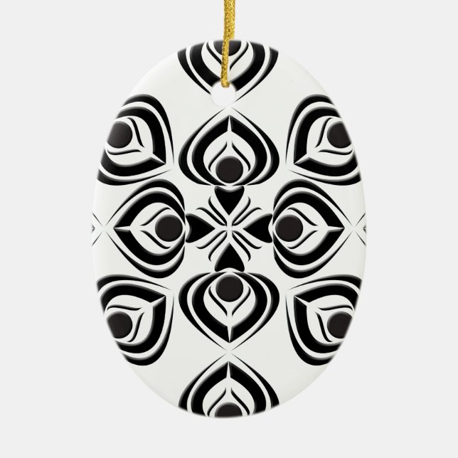 Spades Ceramic Ornament (Front)