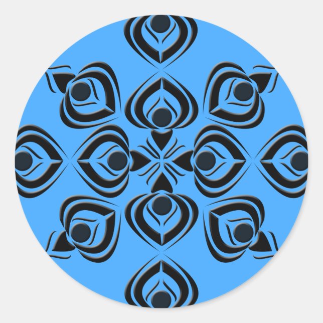 Spades Classic Round Sticker (Front)