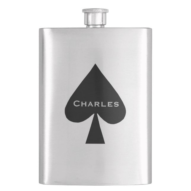 Spades Custom Flask (Front)
