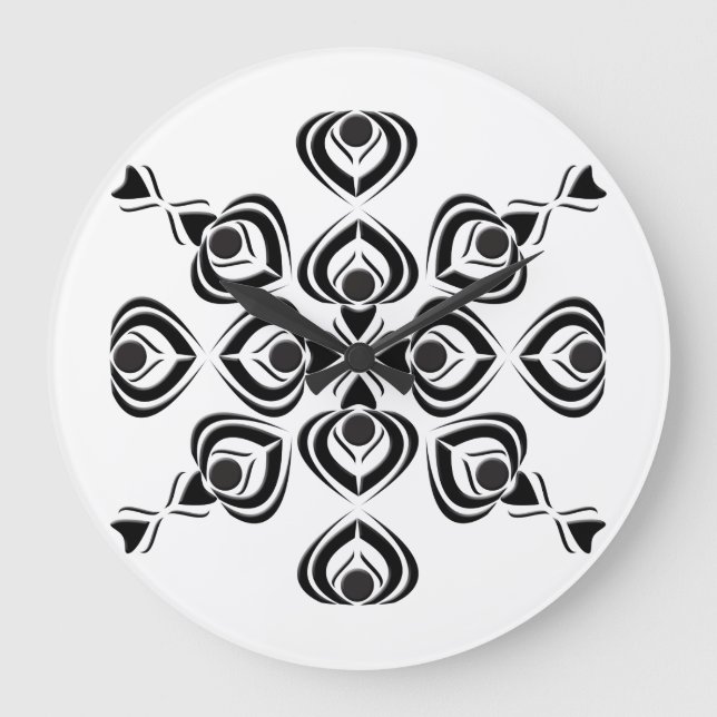 Spades Large Clock (Front)