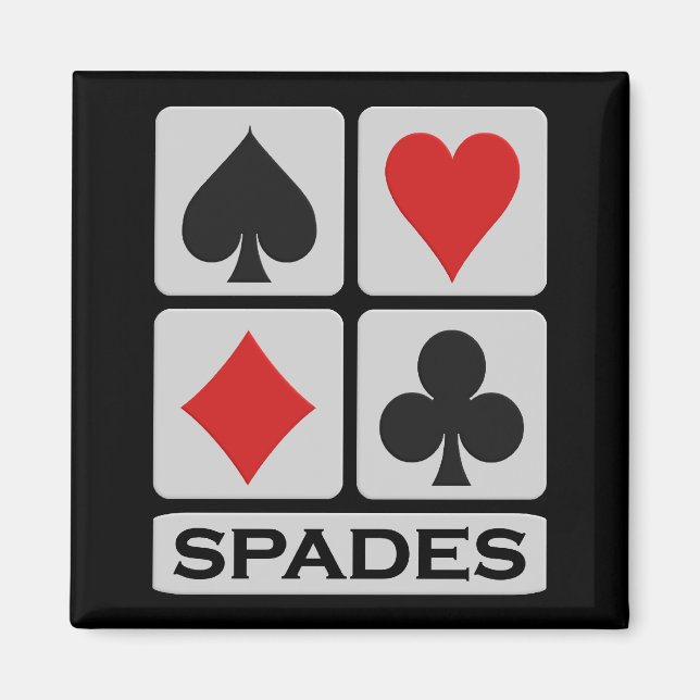 Spades magnet (Front)