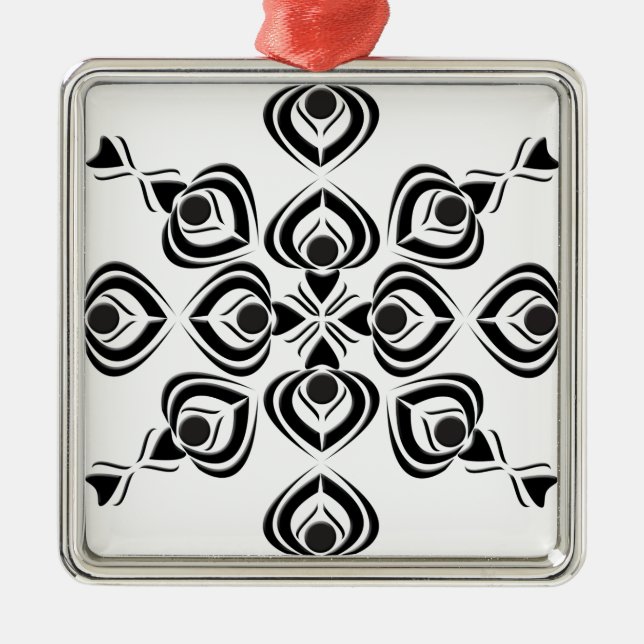 Spades Metal Tree Decoration (Front)