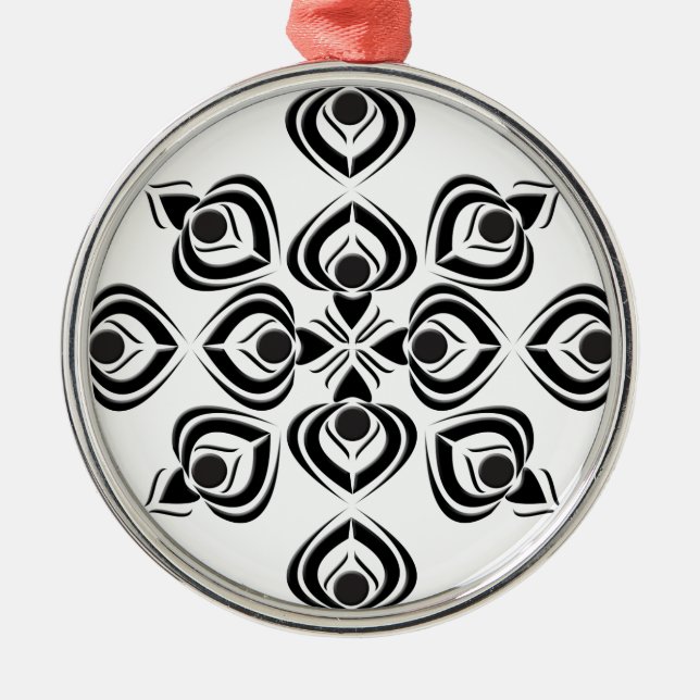 Spades Metal Tree Decoration (Front)