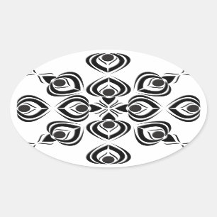 Spades Oval Sticker