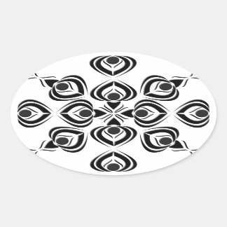 Spades Oval Sticker
