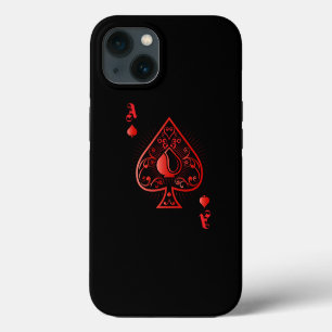 Spades Poker Ace Casino iPhone 13 Case