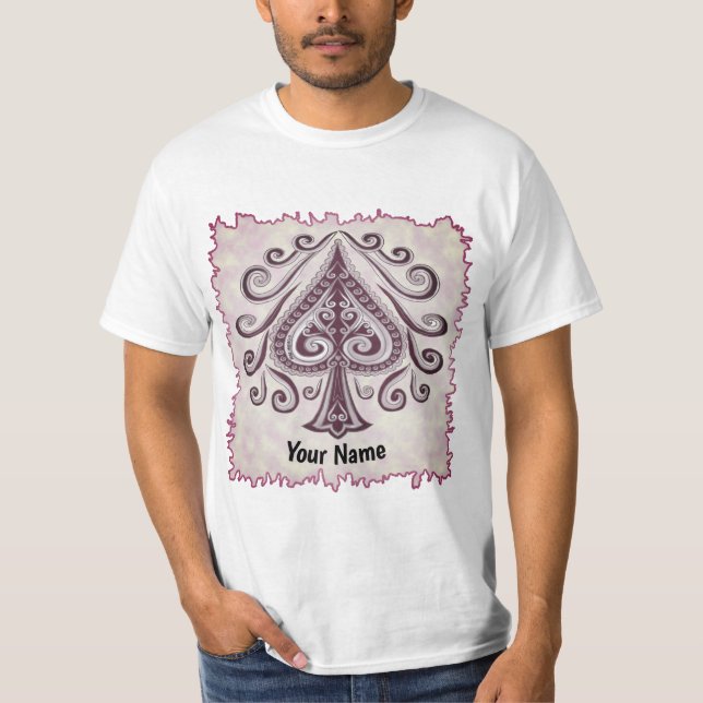 Spades  poker t-shirt (Front)