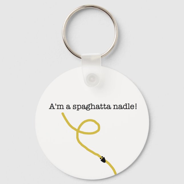 Spaghatta Nadle Keychain! Key Ring (Front)