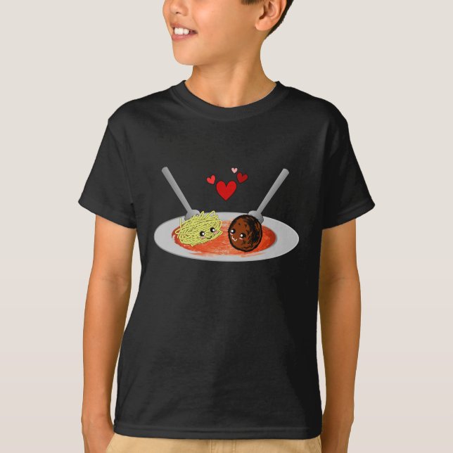 Spaghetti and Meatball T-Shirt (Front)