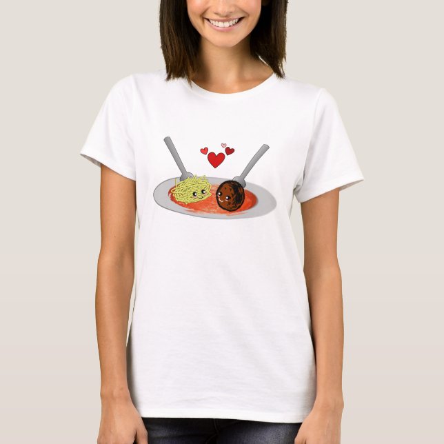 Spaghetti and Meatball T-Shirt (Front)