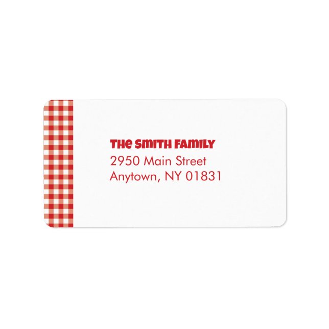 Spaghetti and Meatballs 1st Birthday Mailing Label (Front)