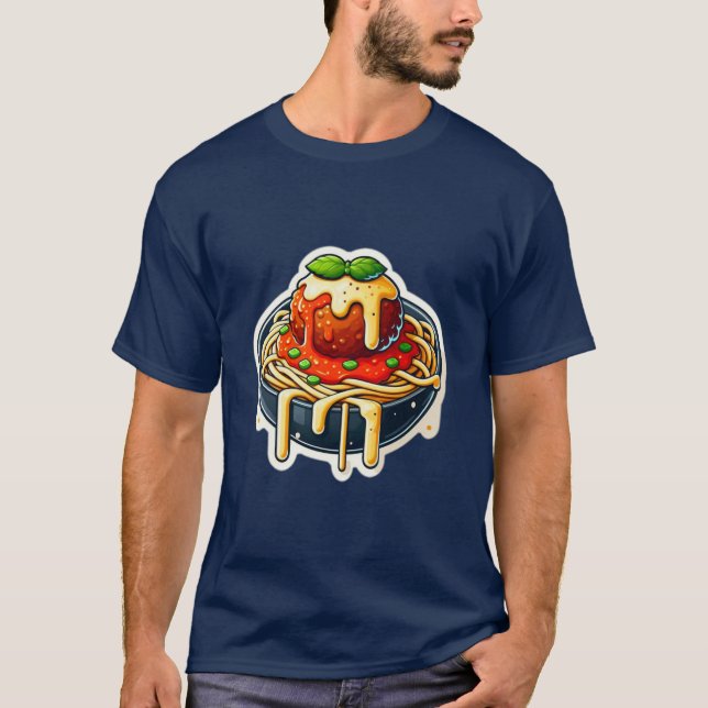 SPAGHETTI AND MEATBALLS 3 T-Shirt (Front)