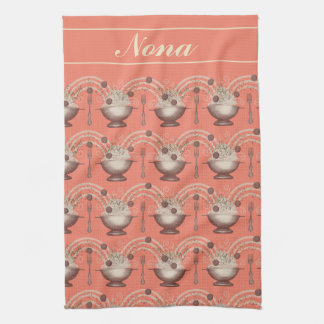 Spaghetti and Meatballs Kitchen Towel for Food Lov