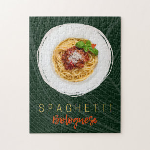 Spaghetti bolognese pasta noodle gourmet chef jigsaw puzzle