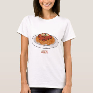  Spaghetti cartoon illustration T-Shirt