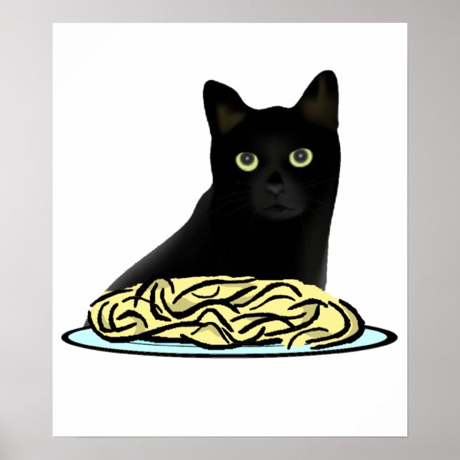 Spaghetti Cat Poster (Front)
