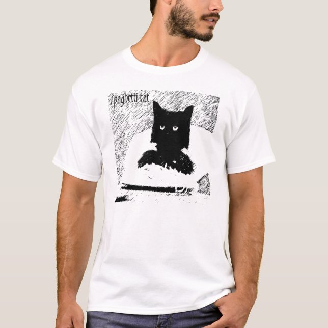 Spaghetti cat T-Shirt (Front)