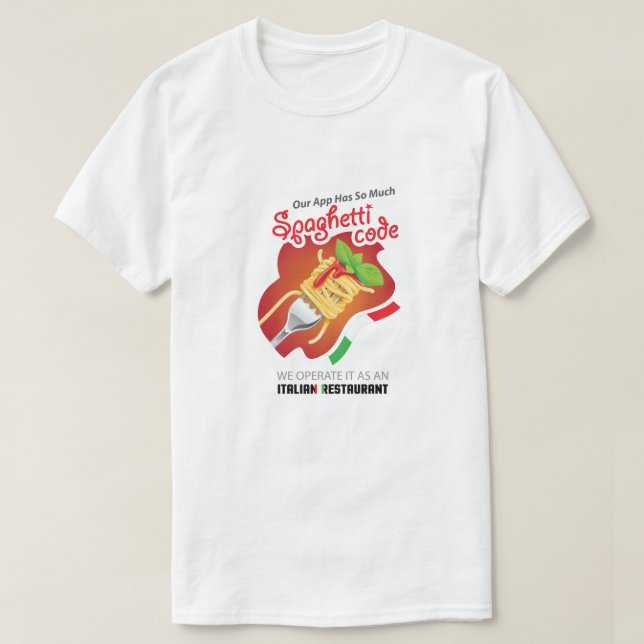 Spaghetti code T-Shirt (Design Front)