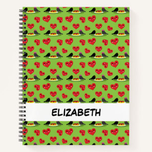 Spaghetti Meatballs Romantic Date Add Your Name Notebook