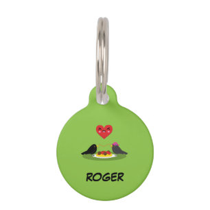 Spaghetti Meatballs Romantic Date Add Your Name Pet Tag