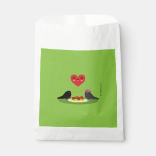 Spaghetti Meatballs Romantic Date Favour Bag