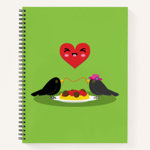 Spaghetti Meatballs Romantic Date Notebook