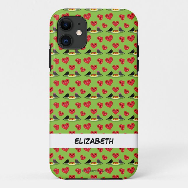 Spaghetti Meatballs Romantic Date Pattern | Add Yo Case-Mate iPhone Case (Back)