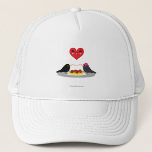 Spaghetti Meatballs Romantic Date Trucker Hat