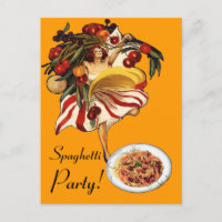 SPAGHETTI PARTY DANCE,ITALIAN KITCHEN AND TOMATOES