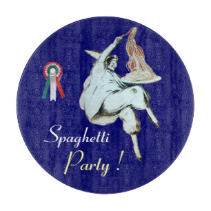 SPAGHETTI PARTY ITALIAN KITCHEN, RESTAURANT Blue  Cutting Board