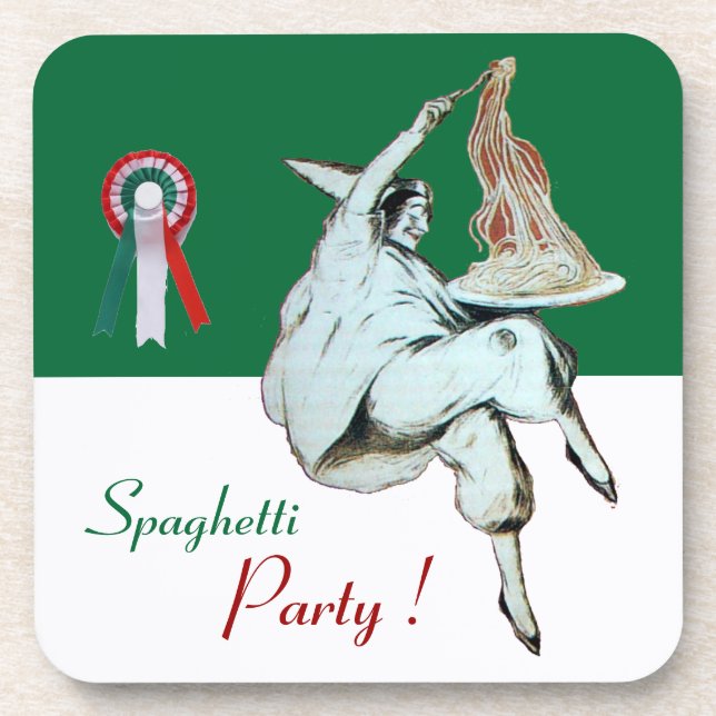 SPAGHETTI PARTY ITALIAN KITCHEN, RESTAURANT COASTER (Front)