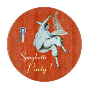 SPAGHETTI PARTY ITALIAN KITCHEN, RESTAURANT Orange Cutting Board