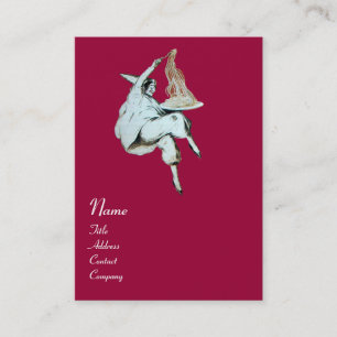 SPAGHETTI PARTY ITALIAN KITCHEN, RESTAURANT red Business Card