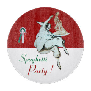 SPAGHETTI PARTY ITALIAN KITCHEN, RESTAURANT Red Cutting Board