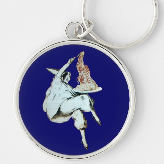 SPAGHETTI PARTY ITALIAN KITCHEN, RESTAURANT red Key Ring (Front)