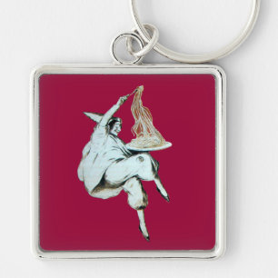 SPAGHETTI PARTY ITALIAN KITCHEN, RESTAURANT red Key Ring
