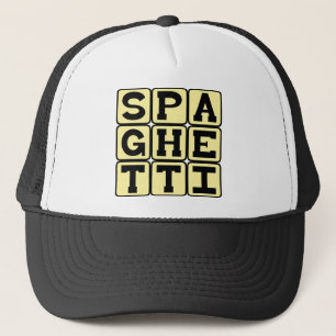 Spaghetti, Pasta Friend of the Meatball Trucker Hat