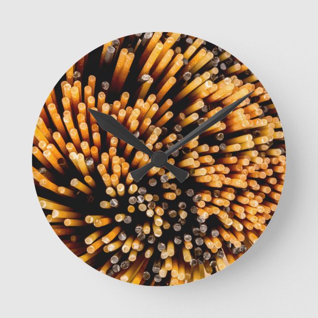 Spaghetti Round Clock (Front)