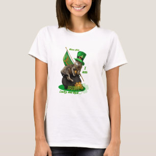 Spaghetti top St. Patrick’s Day cat leprechaun