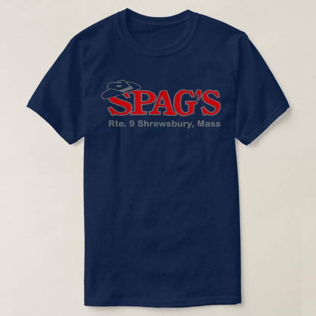 SPAG'S Rte 9 Shrewsbury Massachusetts Nostalgia Vi T-Shirt (Design Front)