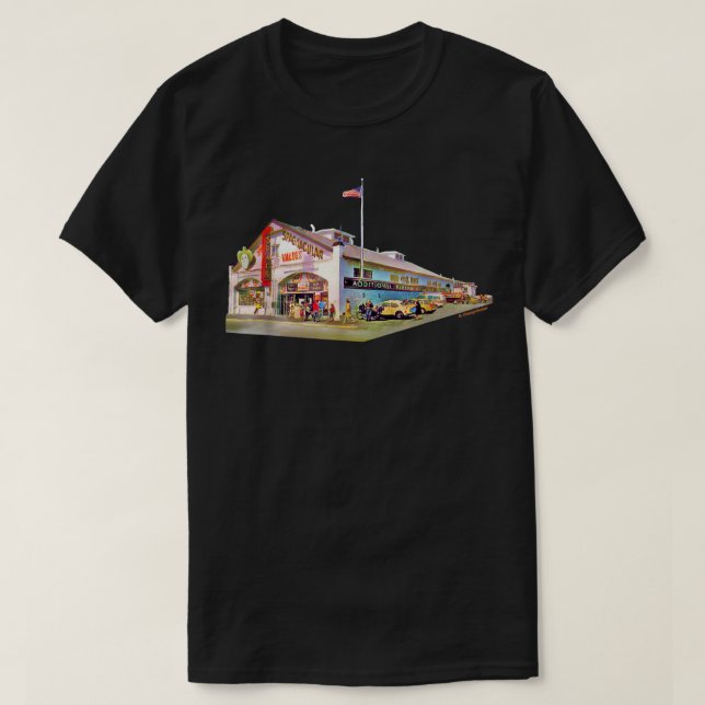SPAG'S Shrewsbury Massachusetts Painting Isolated  T-Shirt (Design Front)