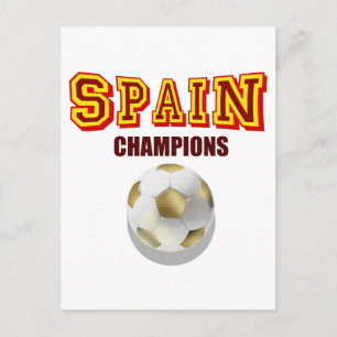 Spain 2010 World Champions Postcard