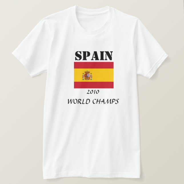SPAIN 2010 WORLD CHAMPS T-Shirt (Design Front)