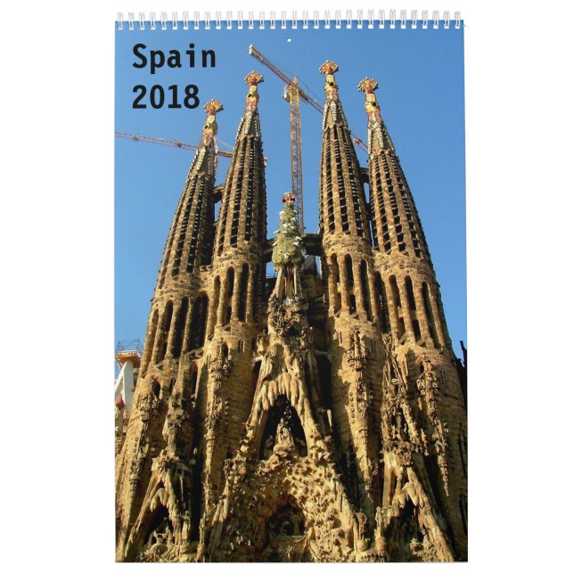 Spain 2018 calendar (Cover)