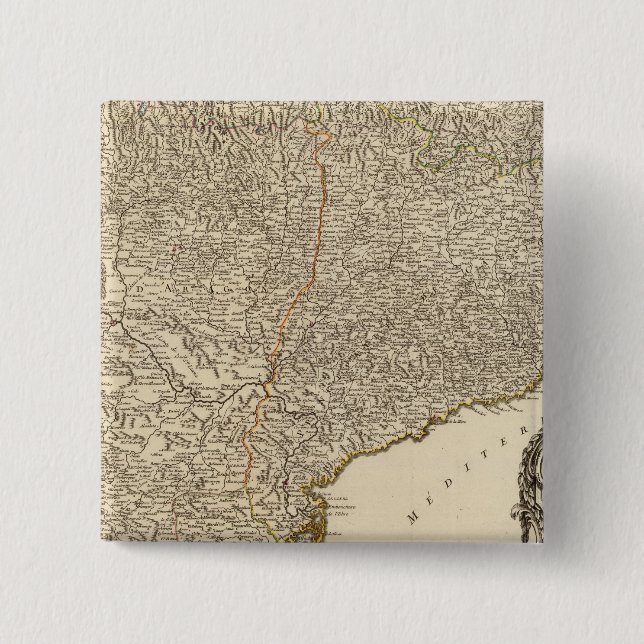 Spain 2 15 cm square badge (Front)