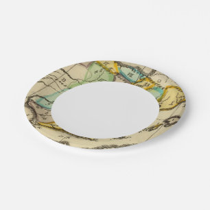 Spain 4 paper plate